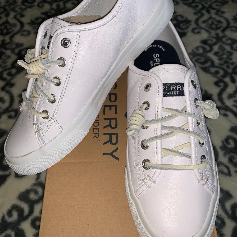 Sperry Top Sider- WHITE NWT